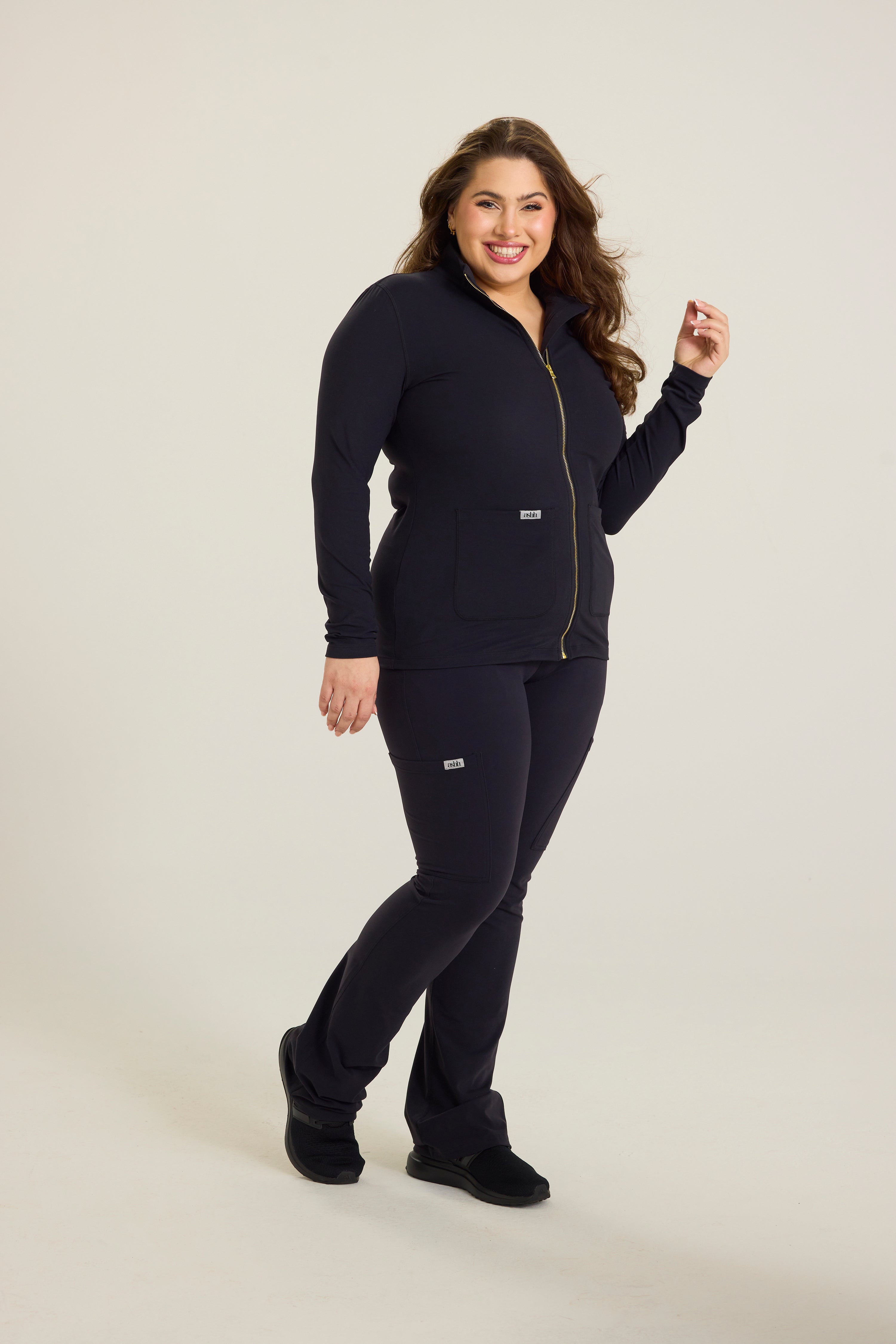 Contour Yoga Scrub Jacket