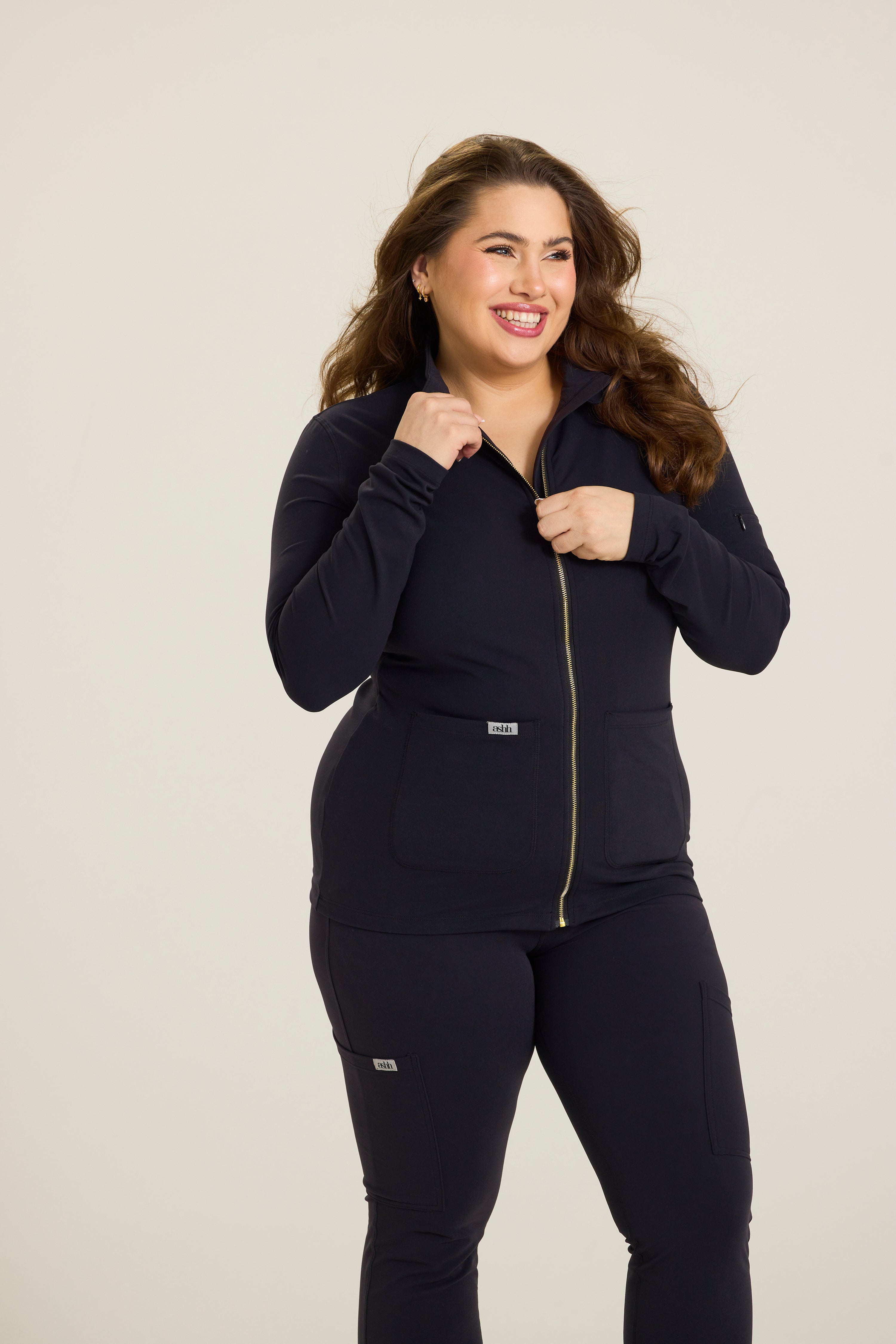 Contour Yoga Scrub Jacket