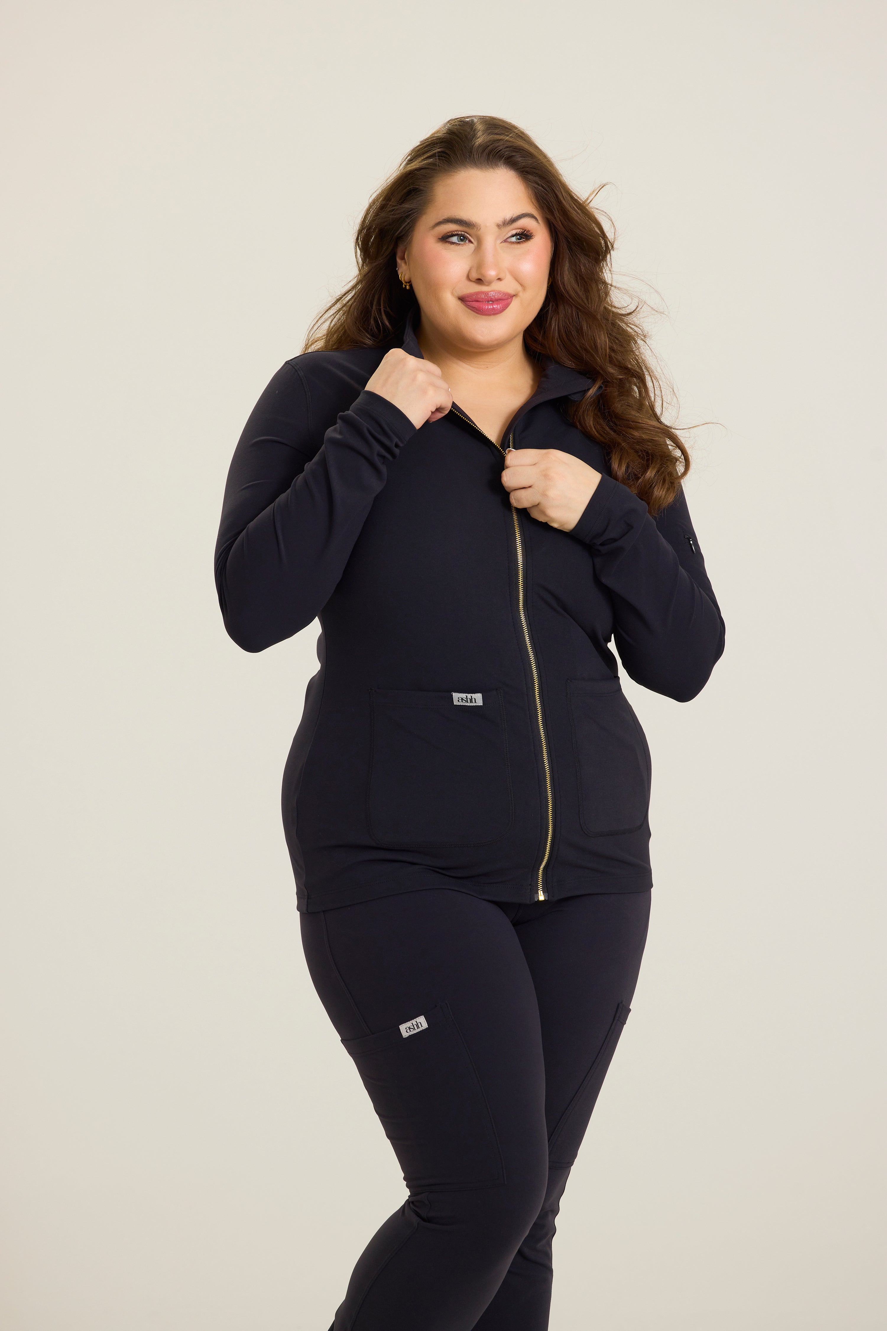 Contour Yoga Scrub Jacket