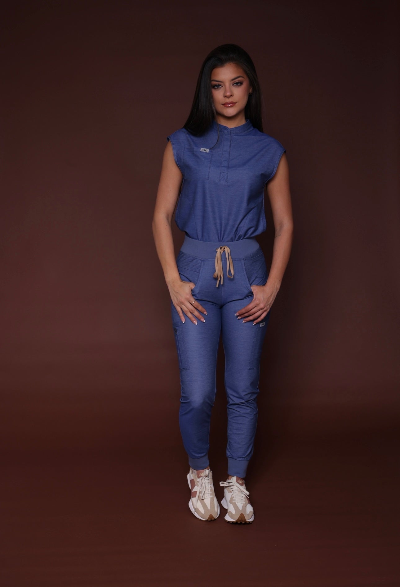 Limited Edition: Denim Oversize Scrub Top