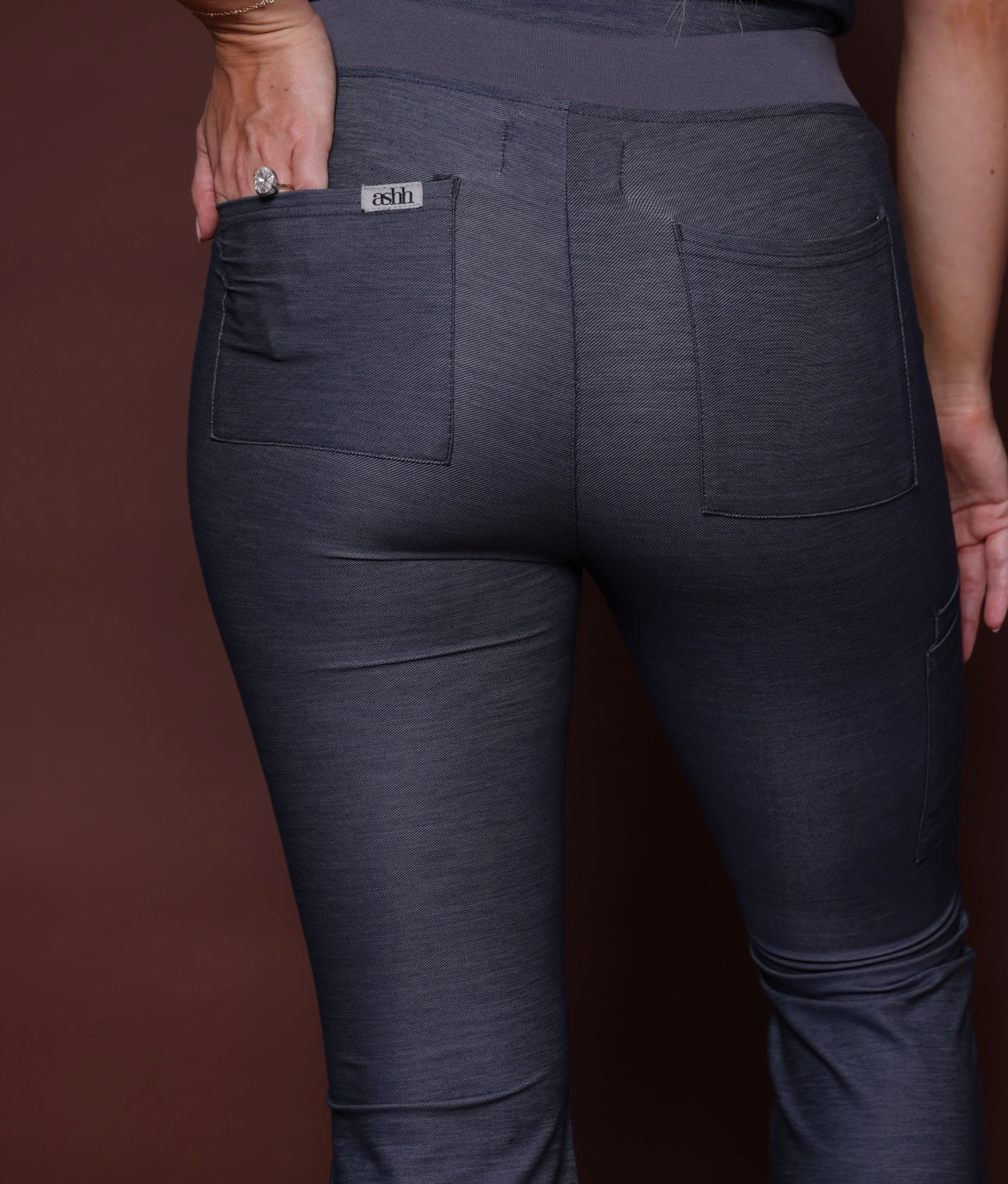 Limited Edition: Denim Flare Fitted Pants