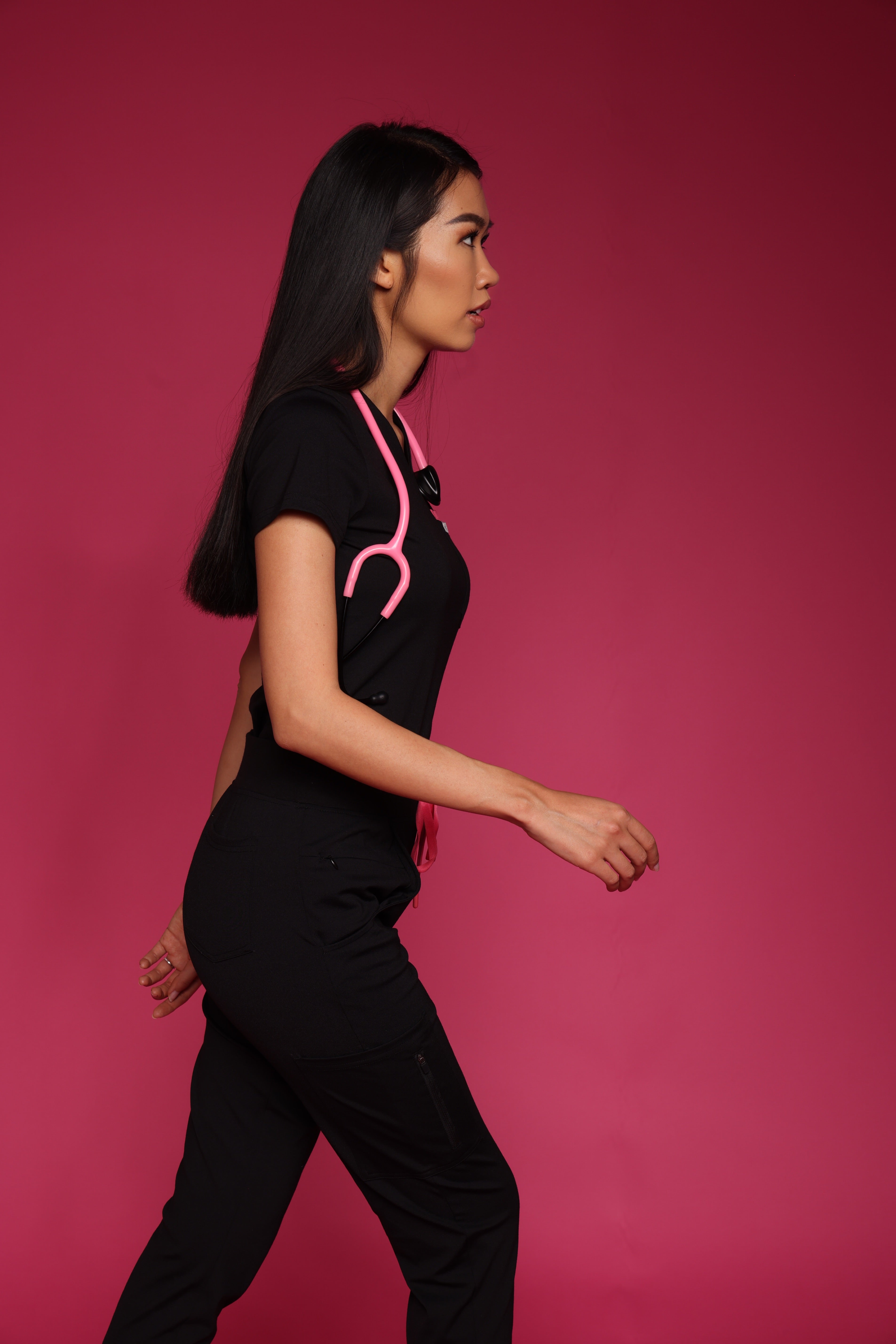 Aneesa Classic V-neck Scrub Top- Extended Colors