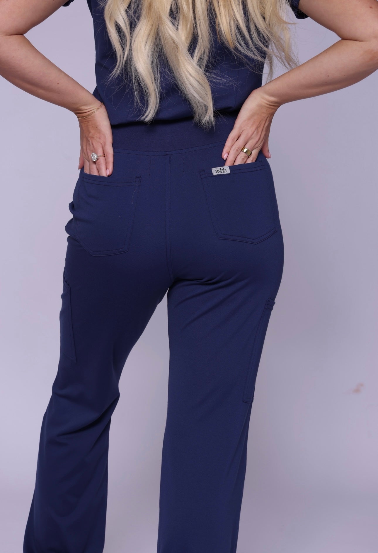 Elizabeth Wide-Leg Scrub Pants
