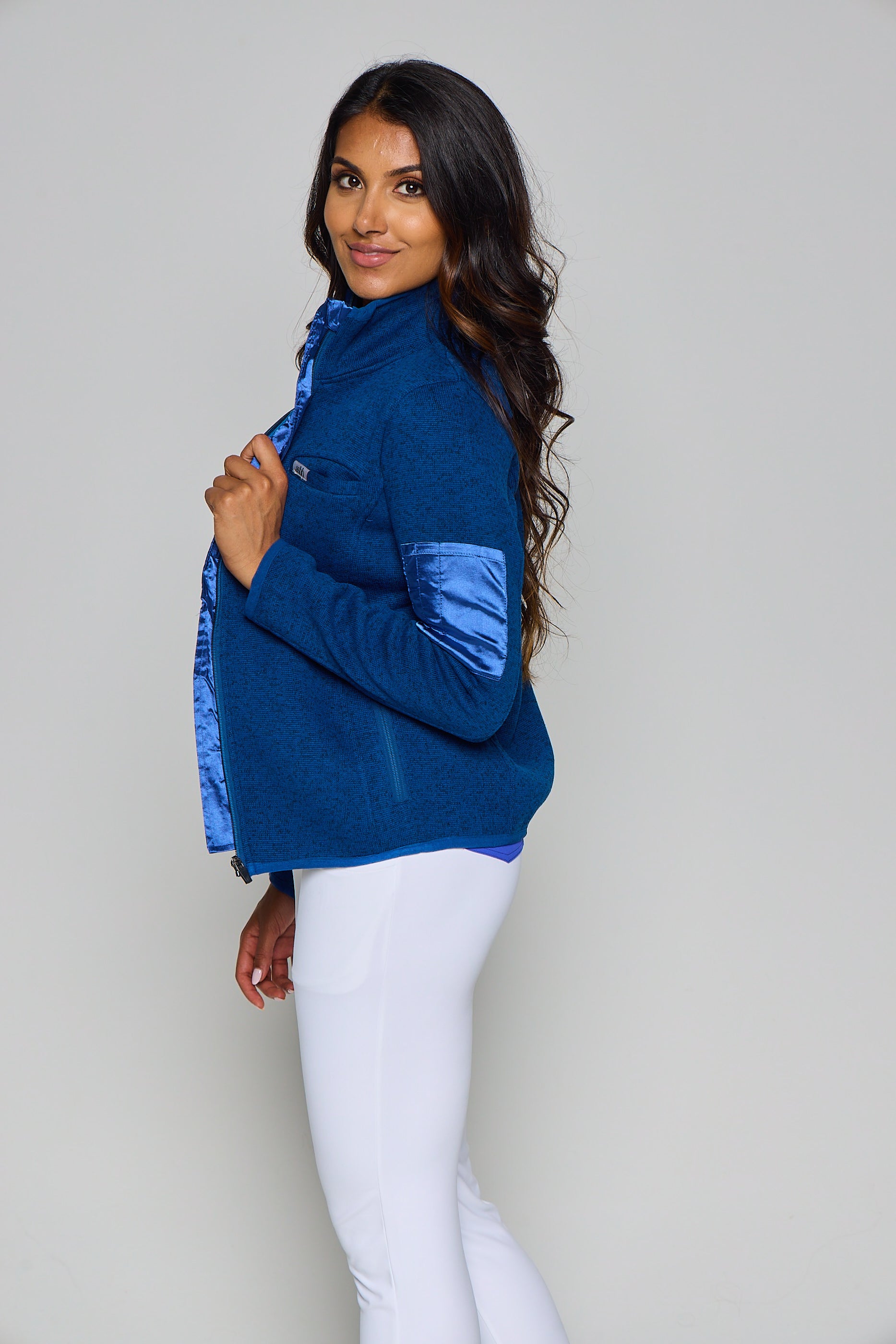 Ashh Lisa Fleece Scrub Jacket - A stylish outer layer designed for healthcare professionals