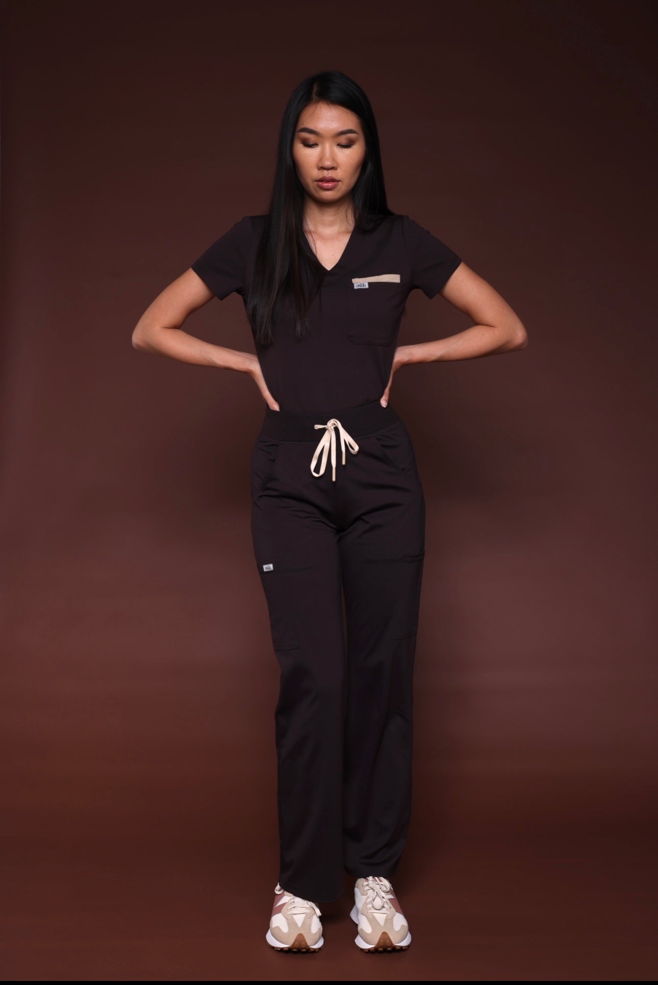 Elizabeth Wide-Leg Scrub Pants