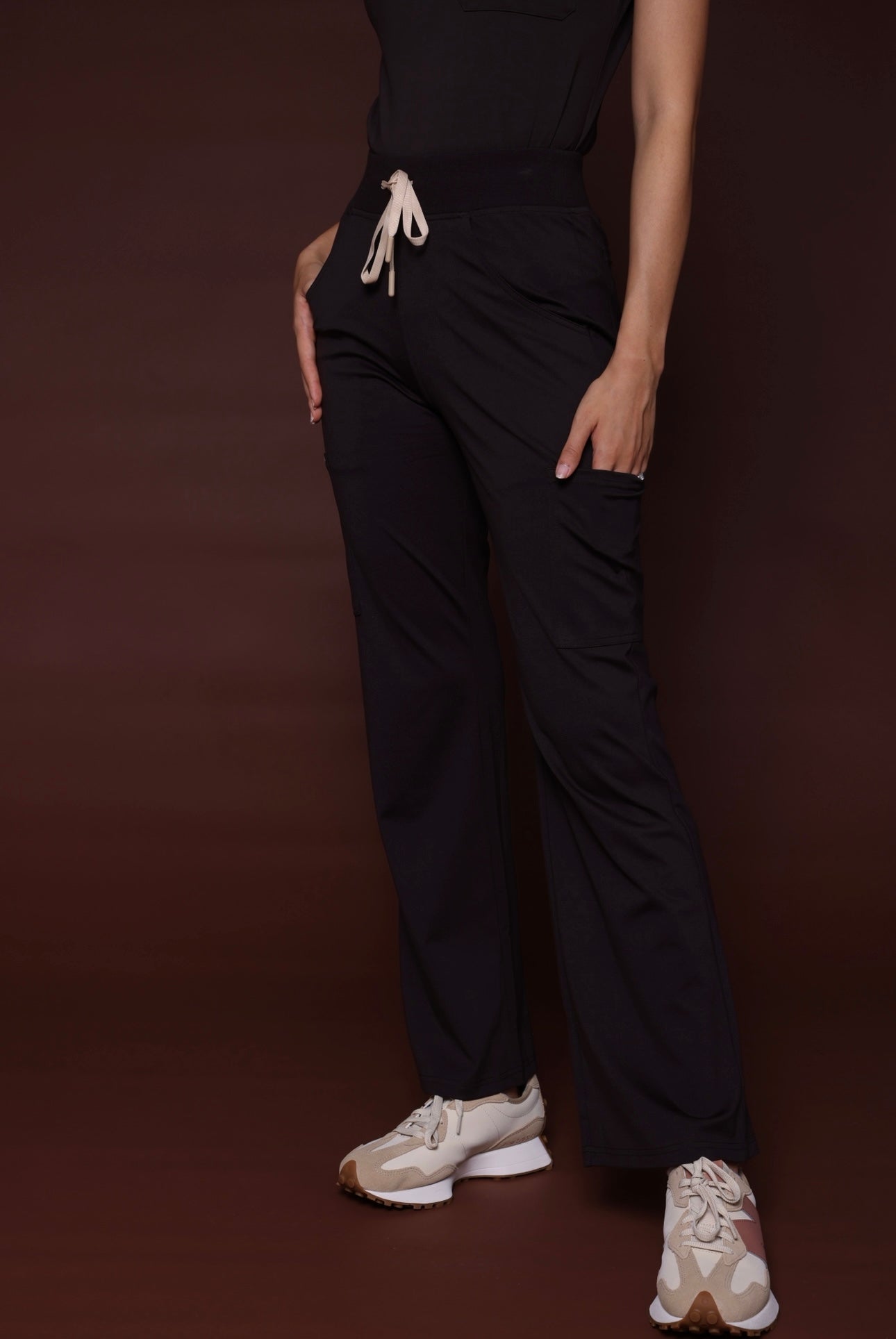 Elizabeth Wide-Leg Scrub Pants