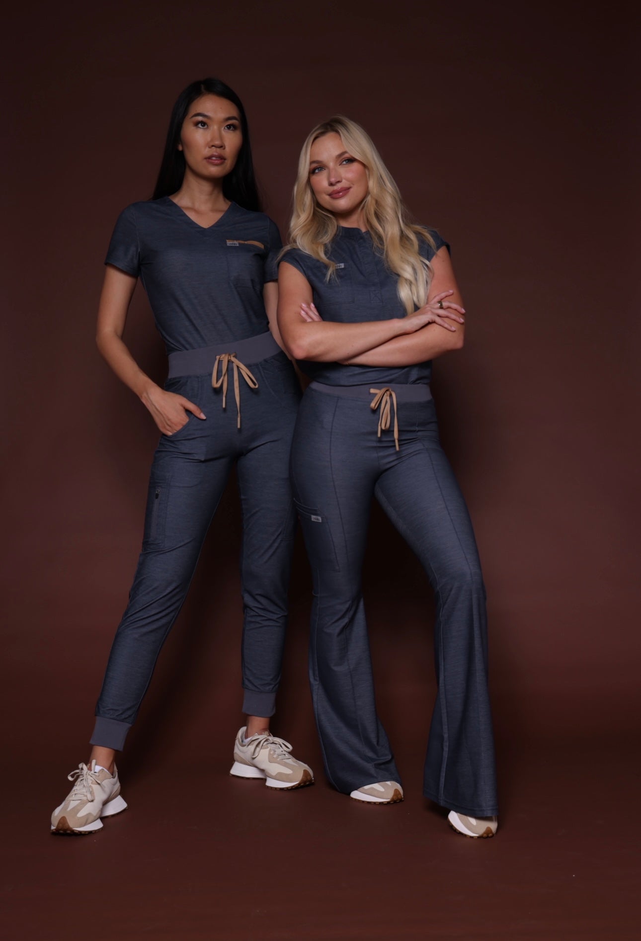 Limited Edition: Denim Classic V-Neck Scrub Top