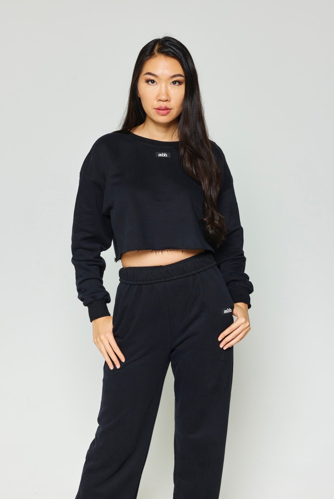 Cropped Fleece Pullover