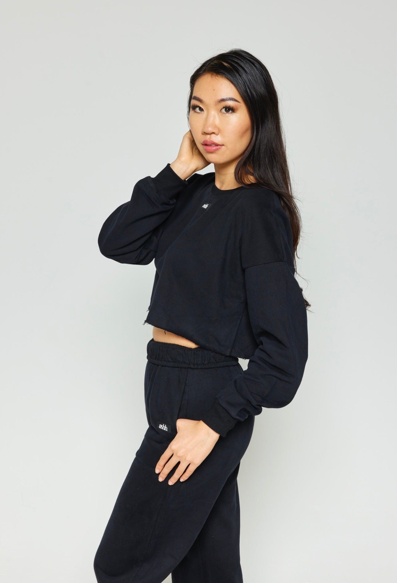 Cropped Fleece Pullover