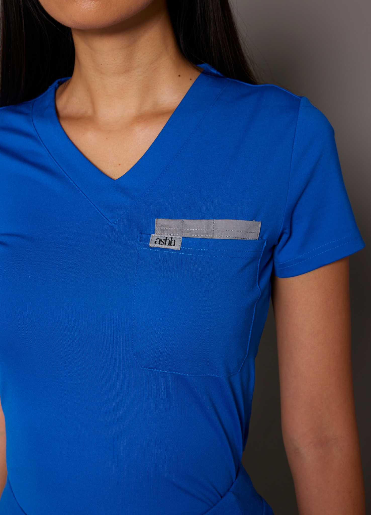 Aneesa Classic V-neck Scrub Top